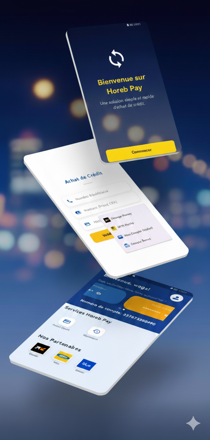 Aperçu de l'application Horeb Pay